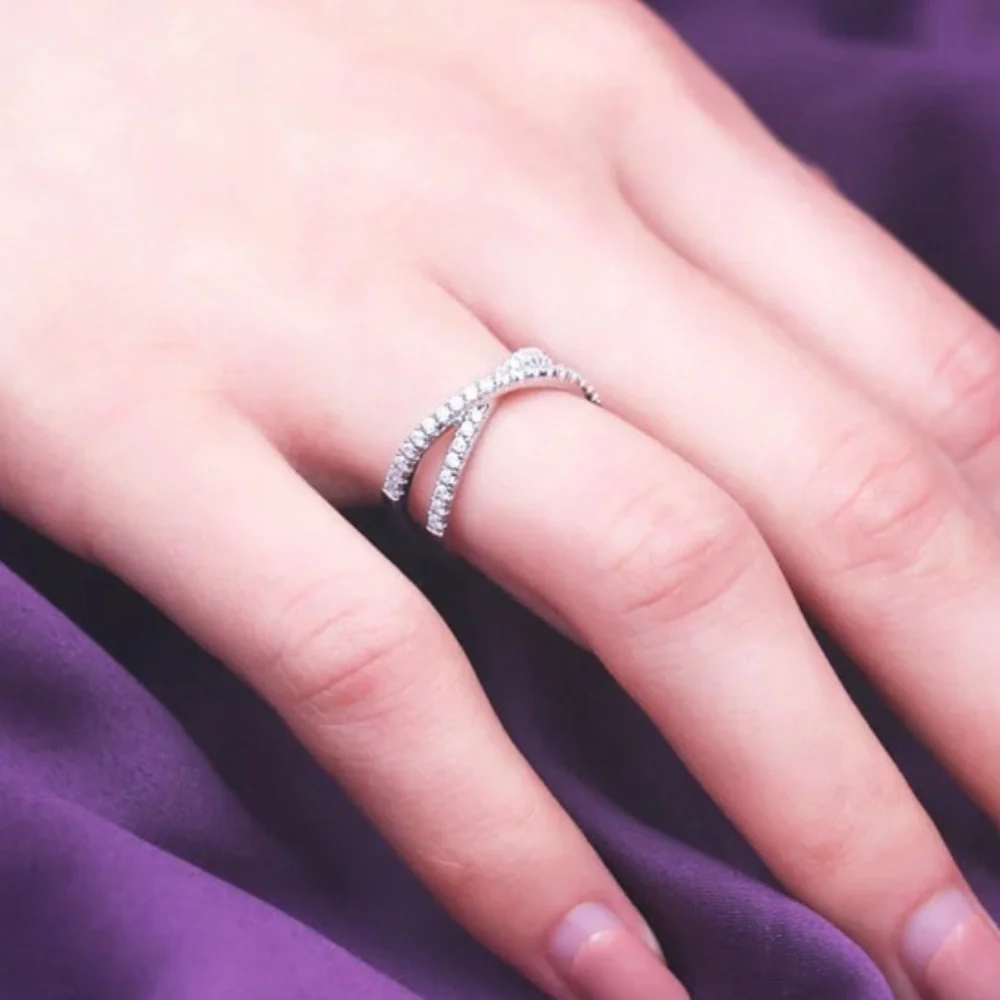 STERLING SILVER CROSS RING - Picture 5 of 5